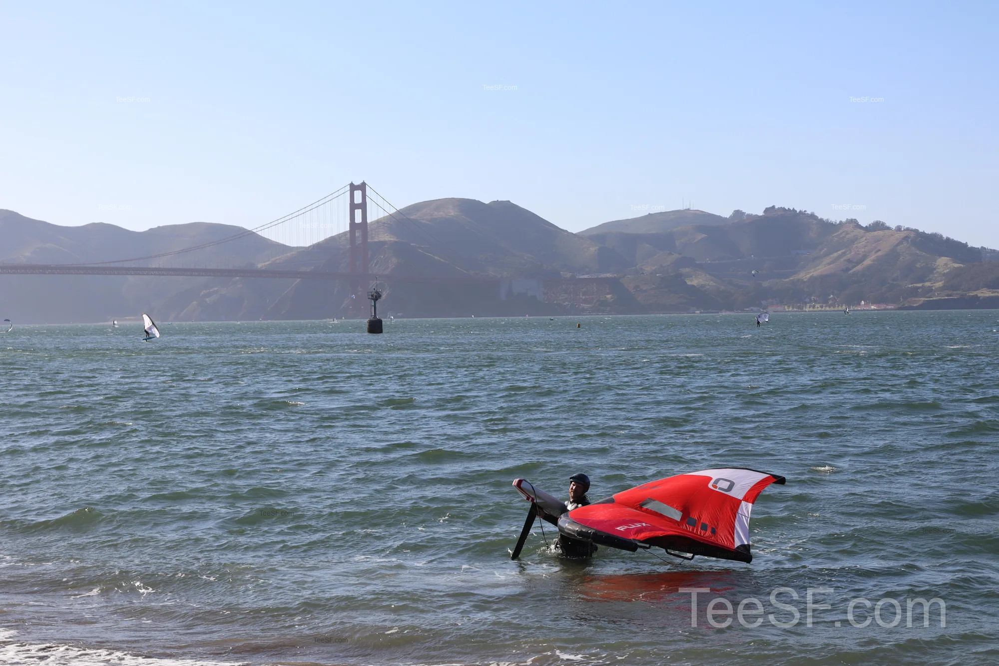 golden Gate Bridge From Beach during a Stripe Sessions 2026 visit in San Francisco.